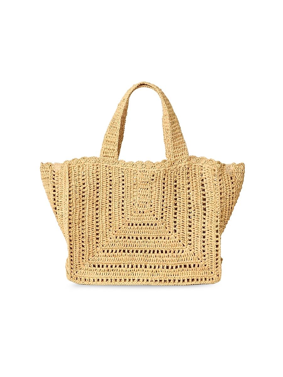 Women's Beth Raffia Tote Bag - Natural