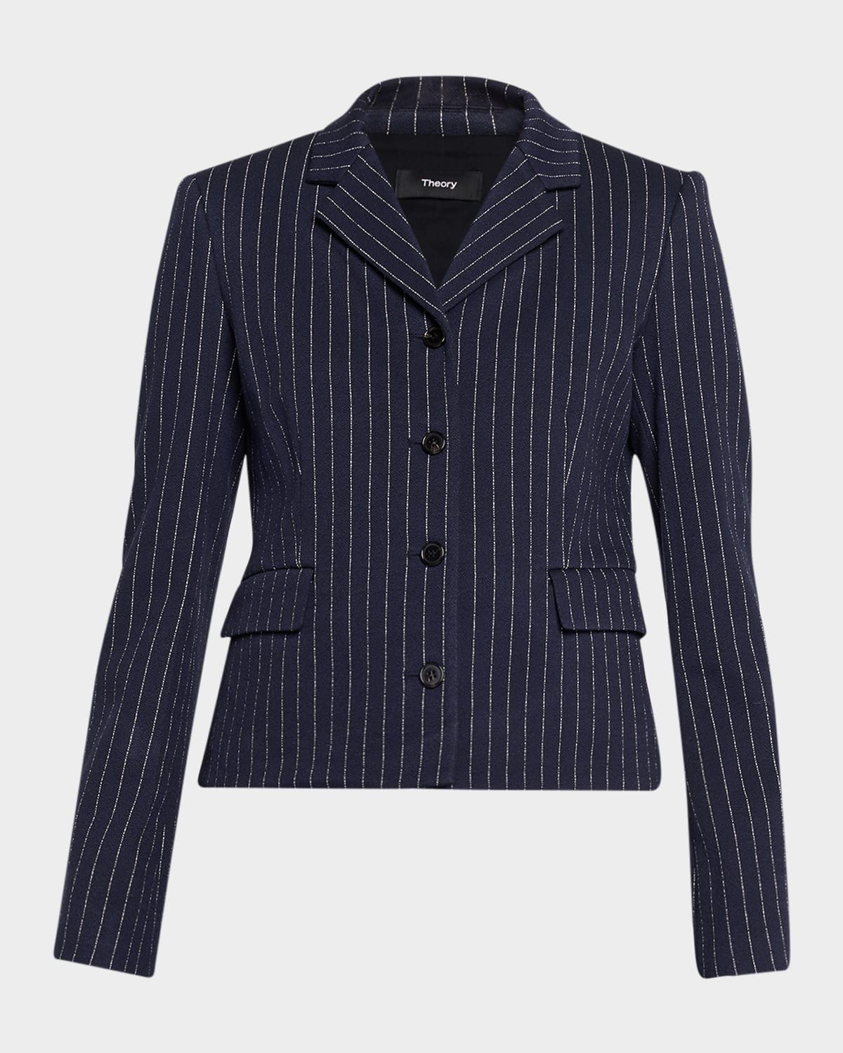 Fitted Pinstripe Jacket