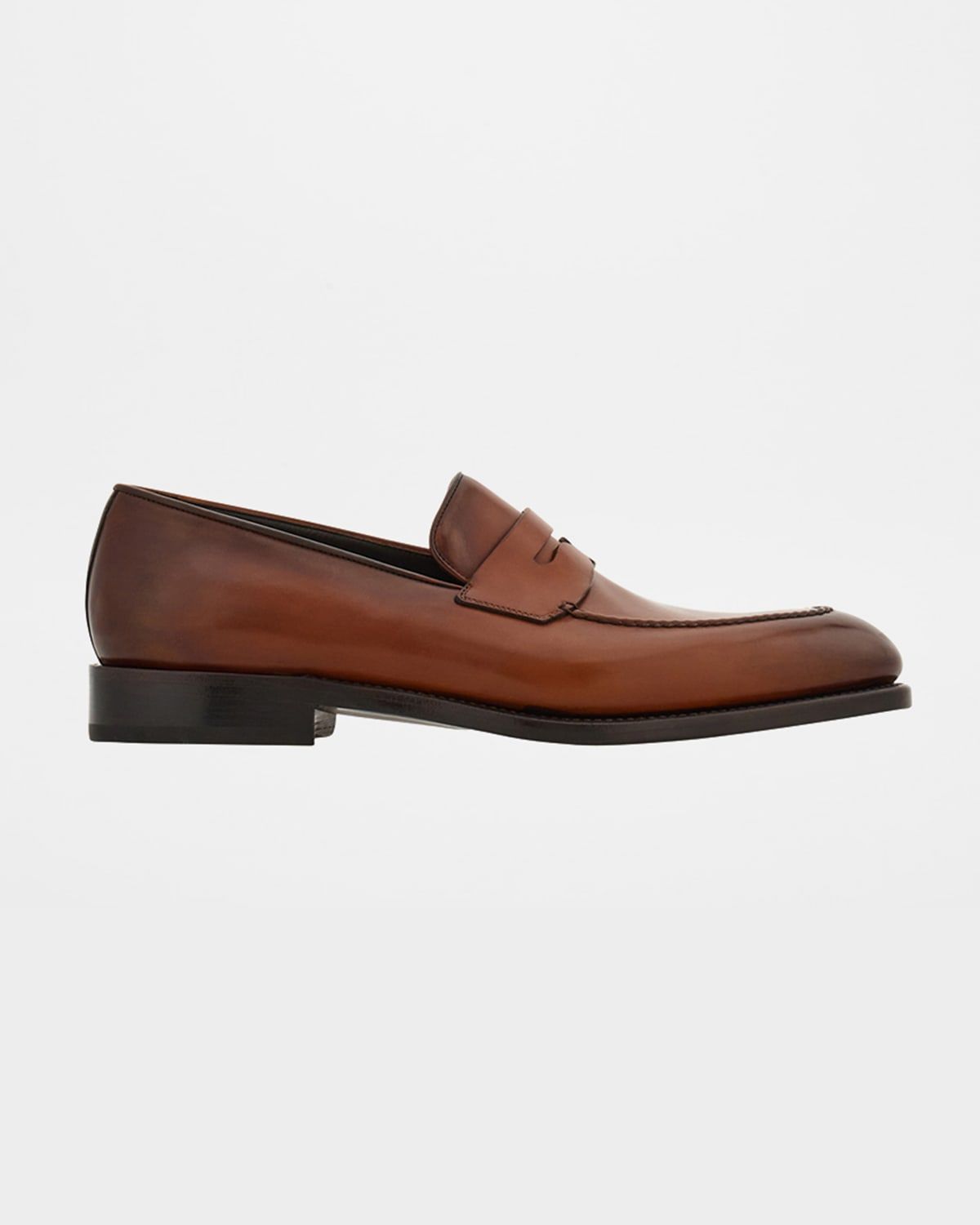 Men & apos;s Brandy Tramezza Leather Penny Loafers