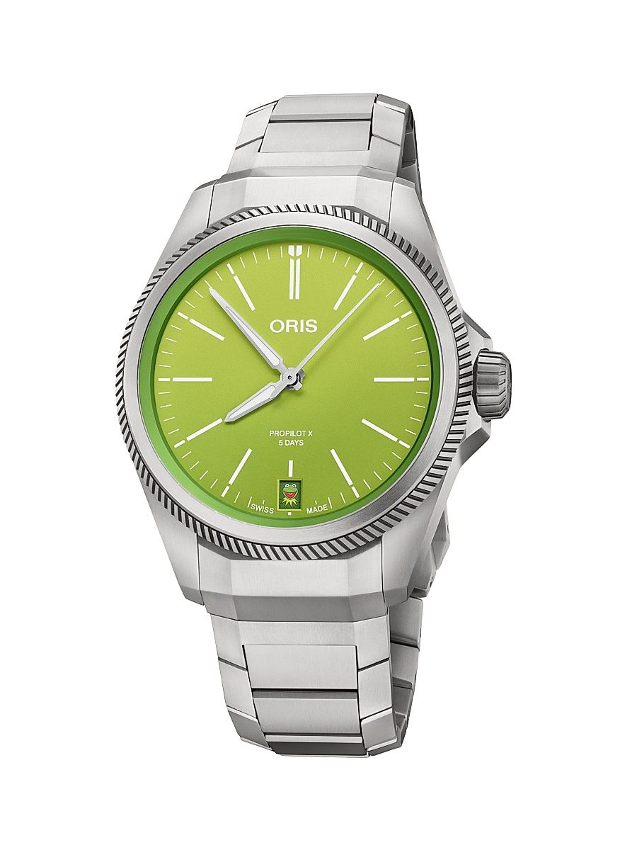 Men's Propilot X Kermit Edition Titanium Bracelet Watch/39MM - Steel