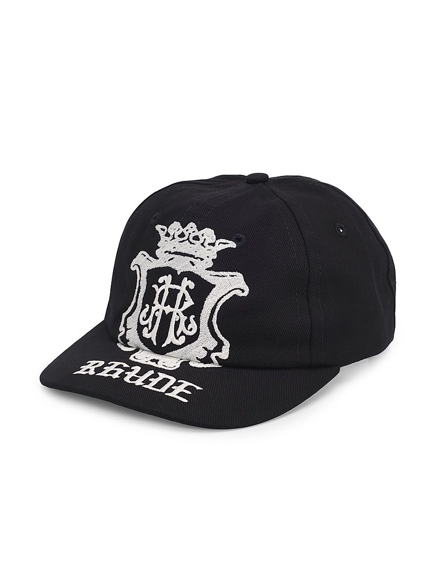 Men's Grand Cru Crest Cruved Brim Hat - Black White