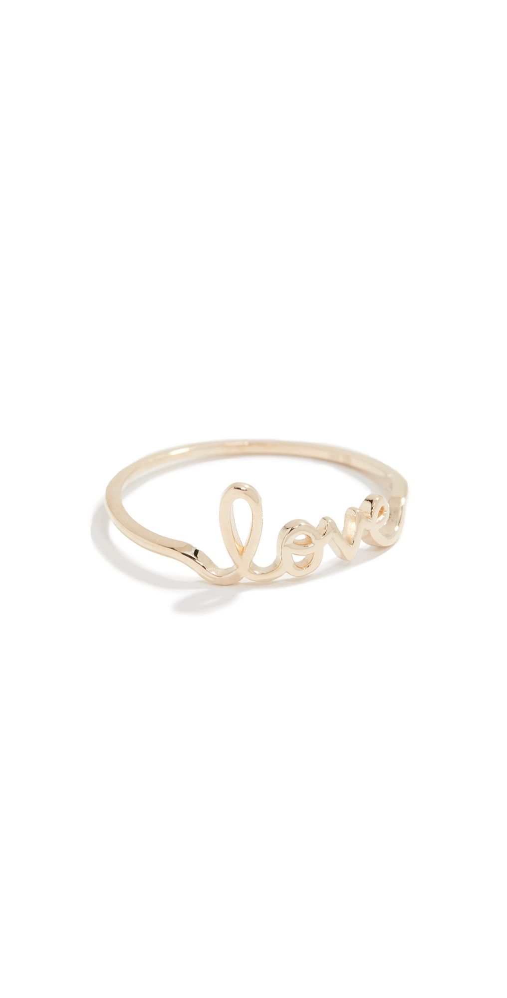 Sydney Evan 14k Love Ring Yellow Gold 5