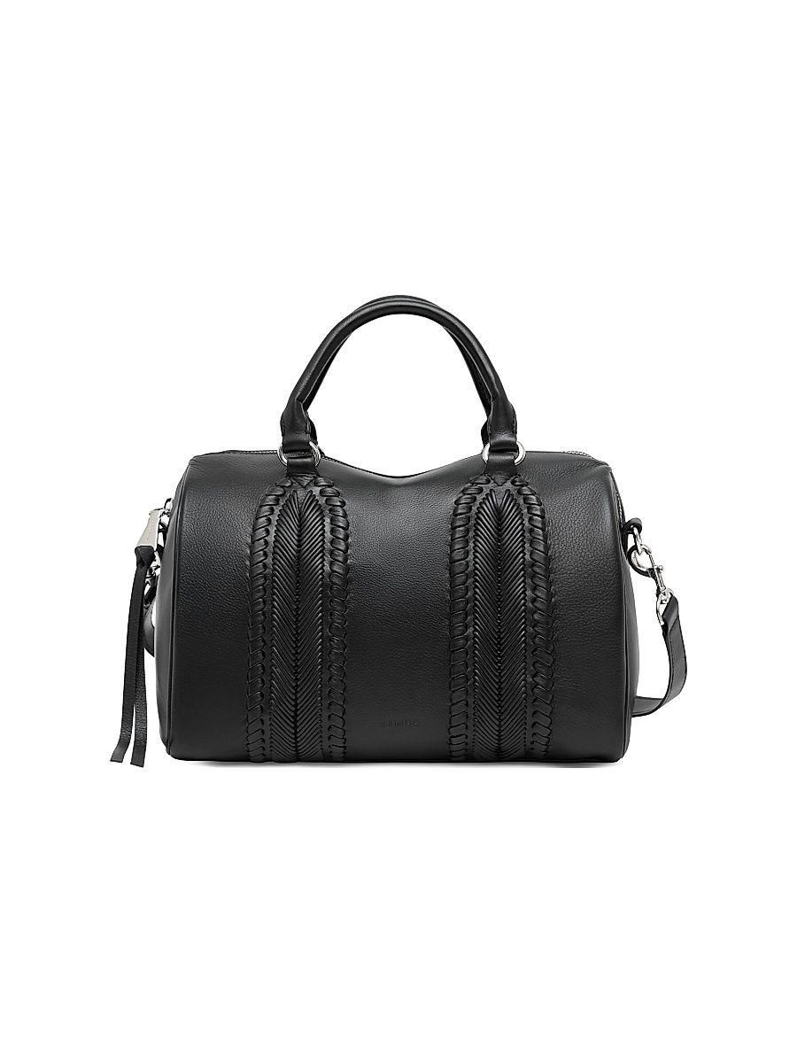 Women's All For Love Satchel Top Handle Bag - Black
