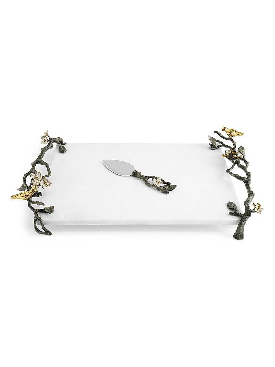 Lovebirds Cheeseboard & Knife