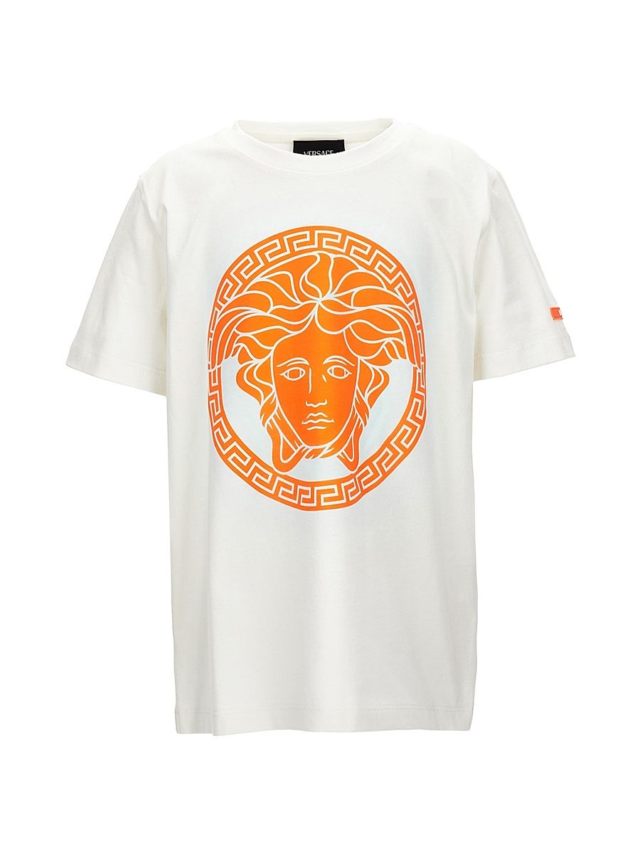 Little Boy's & Boy's Medusa Print Jersey T-Shirt - White - Size 8