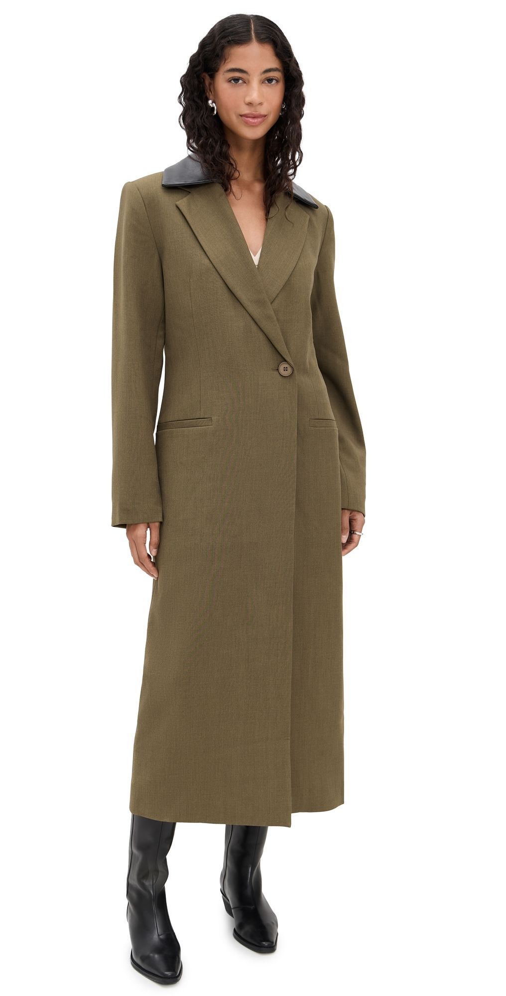 SIR. Sartoria Coat Chocolate Marle 4