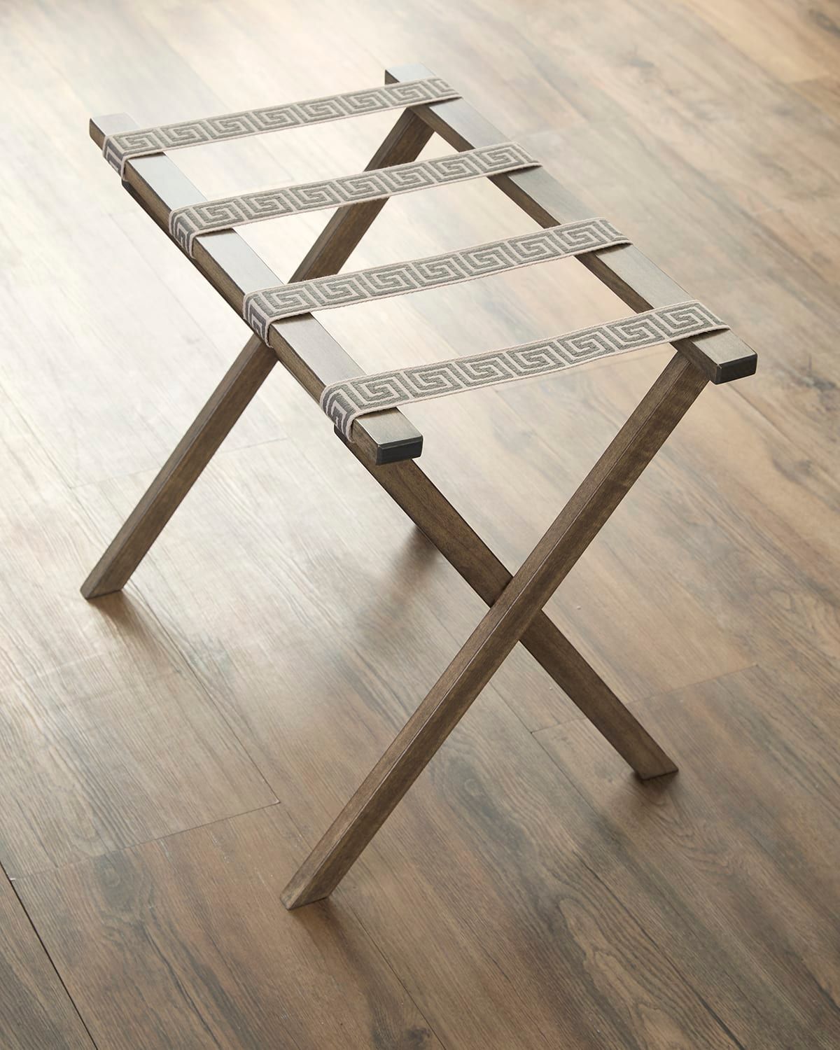 Greek Key Luggage Rack