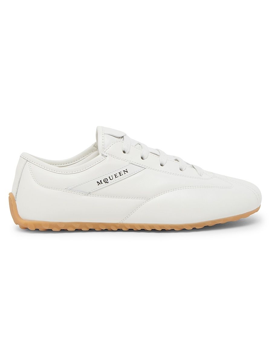 Women's Boxe Leather Low-Top sneakers - Off White - Size 5