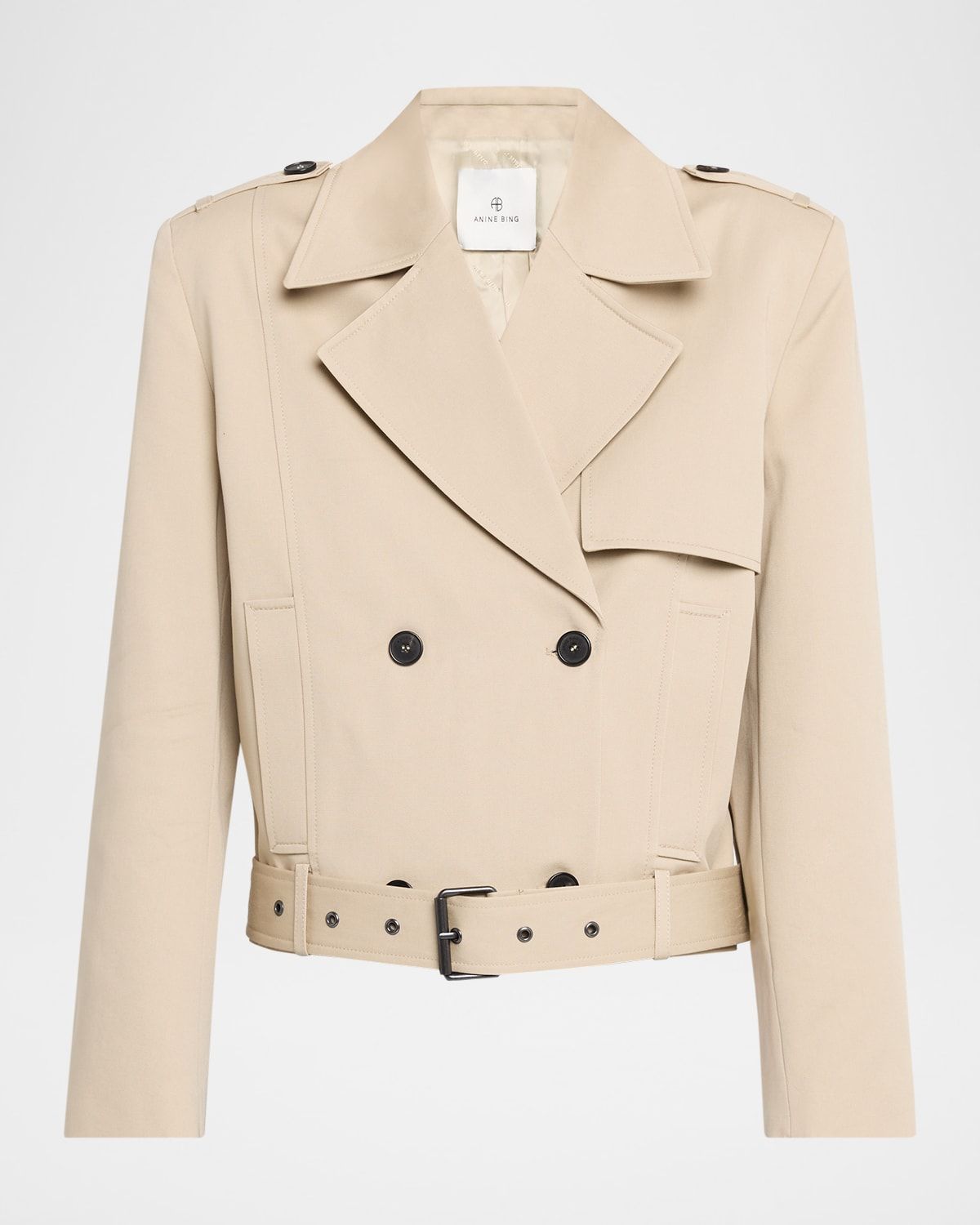 Greer Cropped Trench Coat