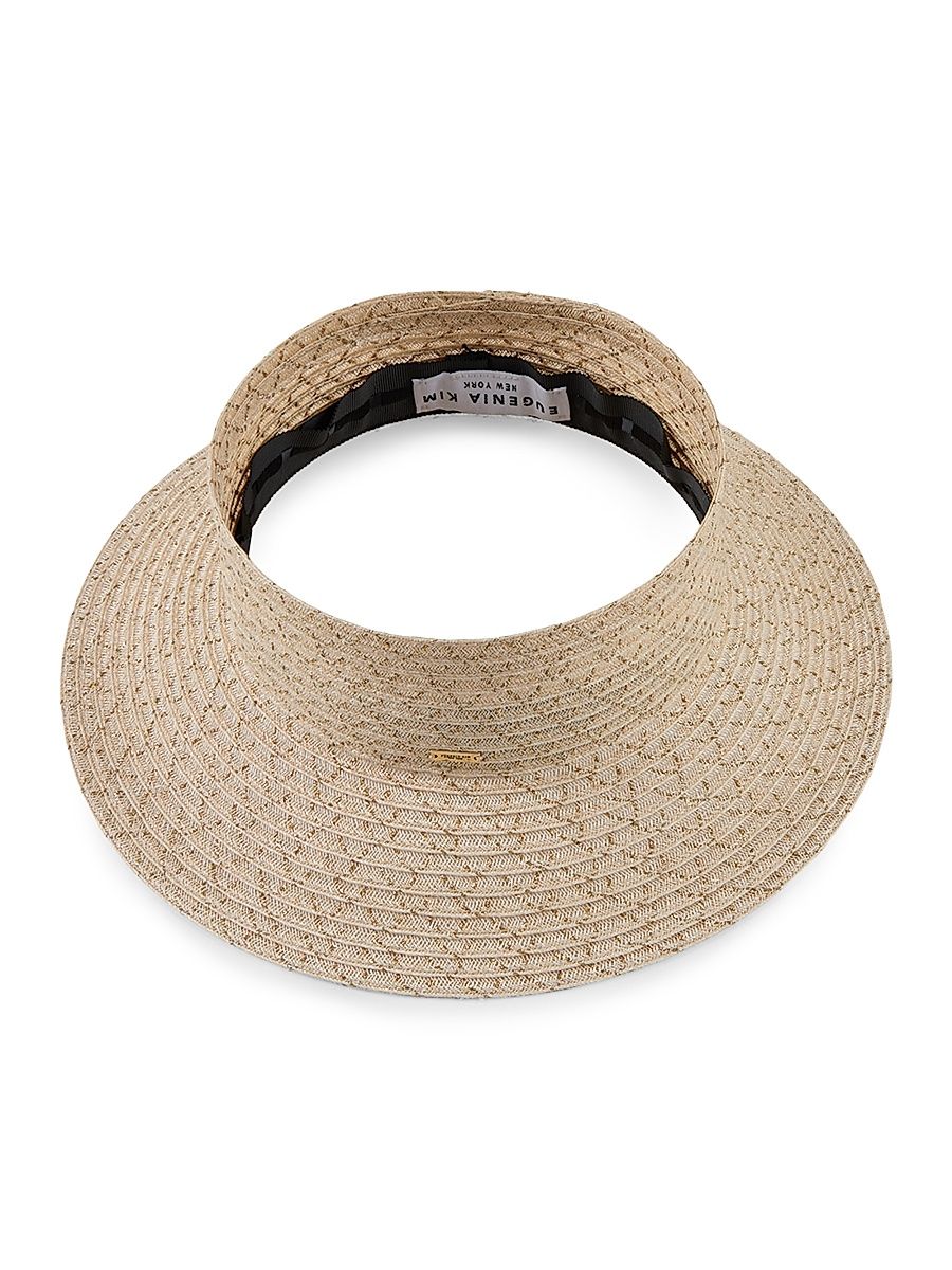 Women's Kayla Vented Hemp Visor - Beige