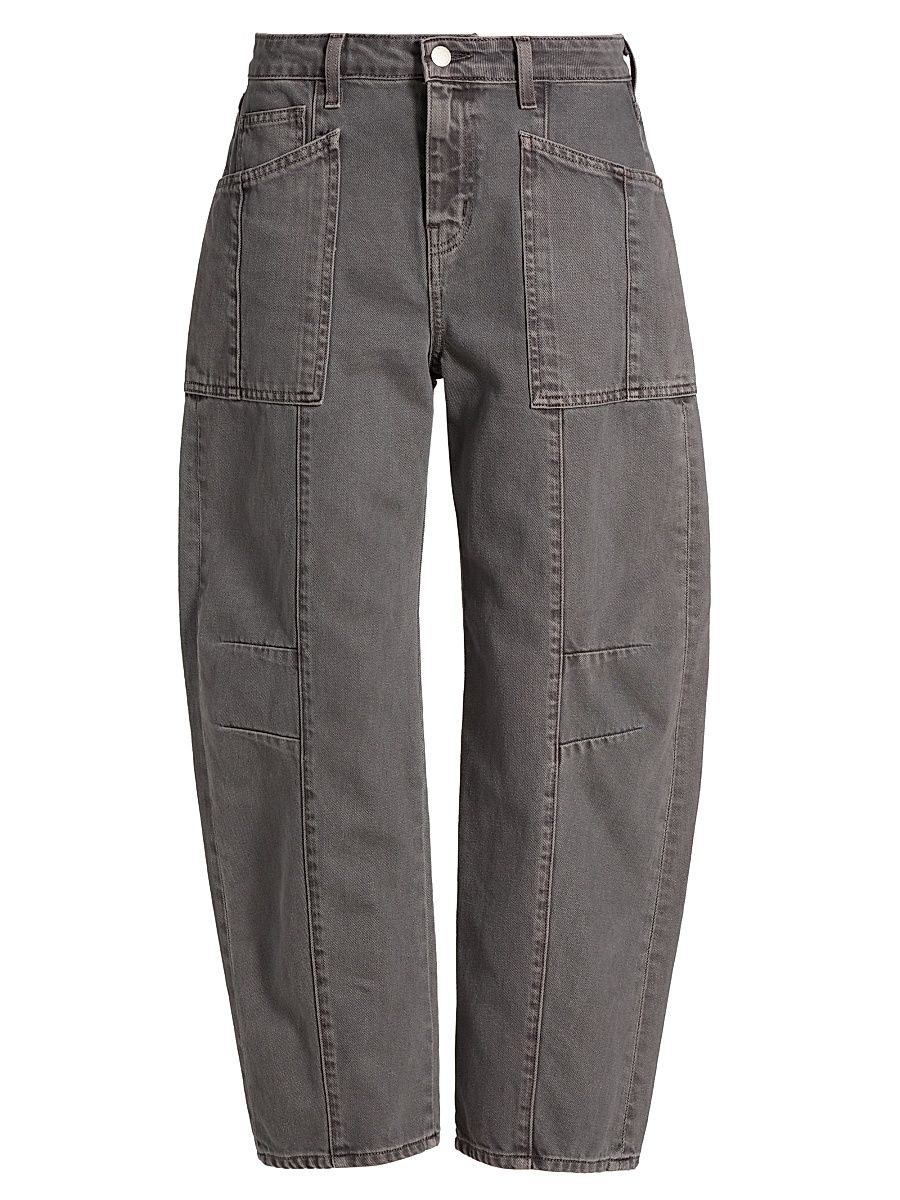 Women's Cody Rodeo Barrel-Leg Jeans - Medium Grey - Size 31