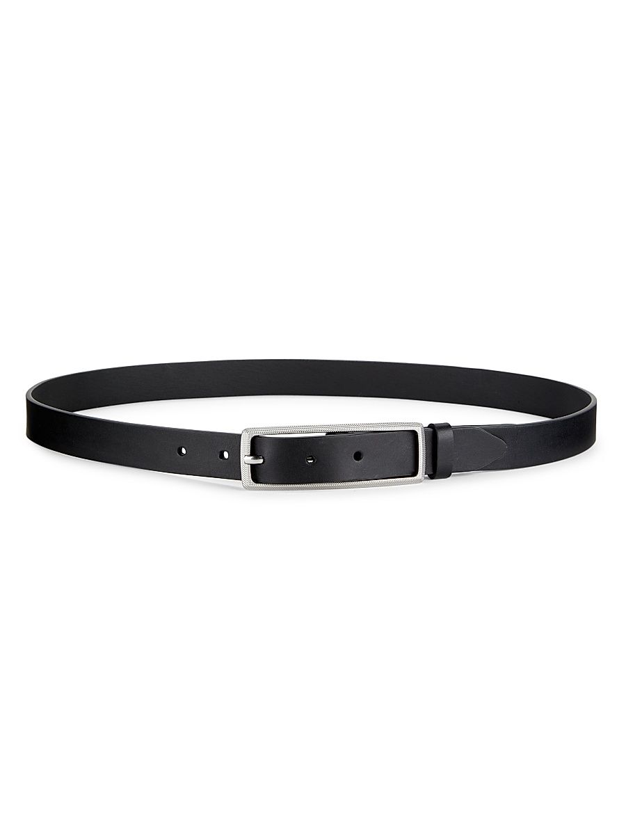 Women's Rebound Leather Belt - Black - Size Medium