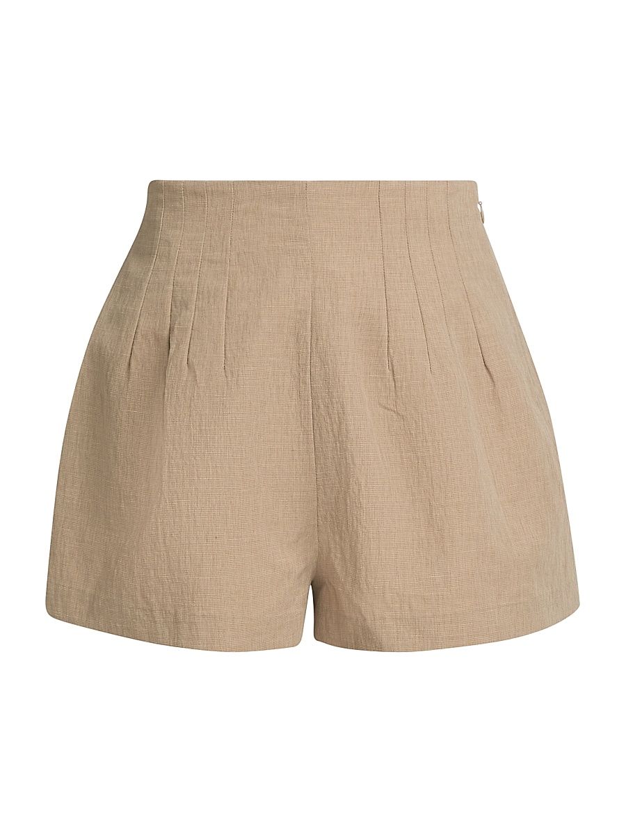 Women's Magpie Woven Shorts - Natural - Size 14
