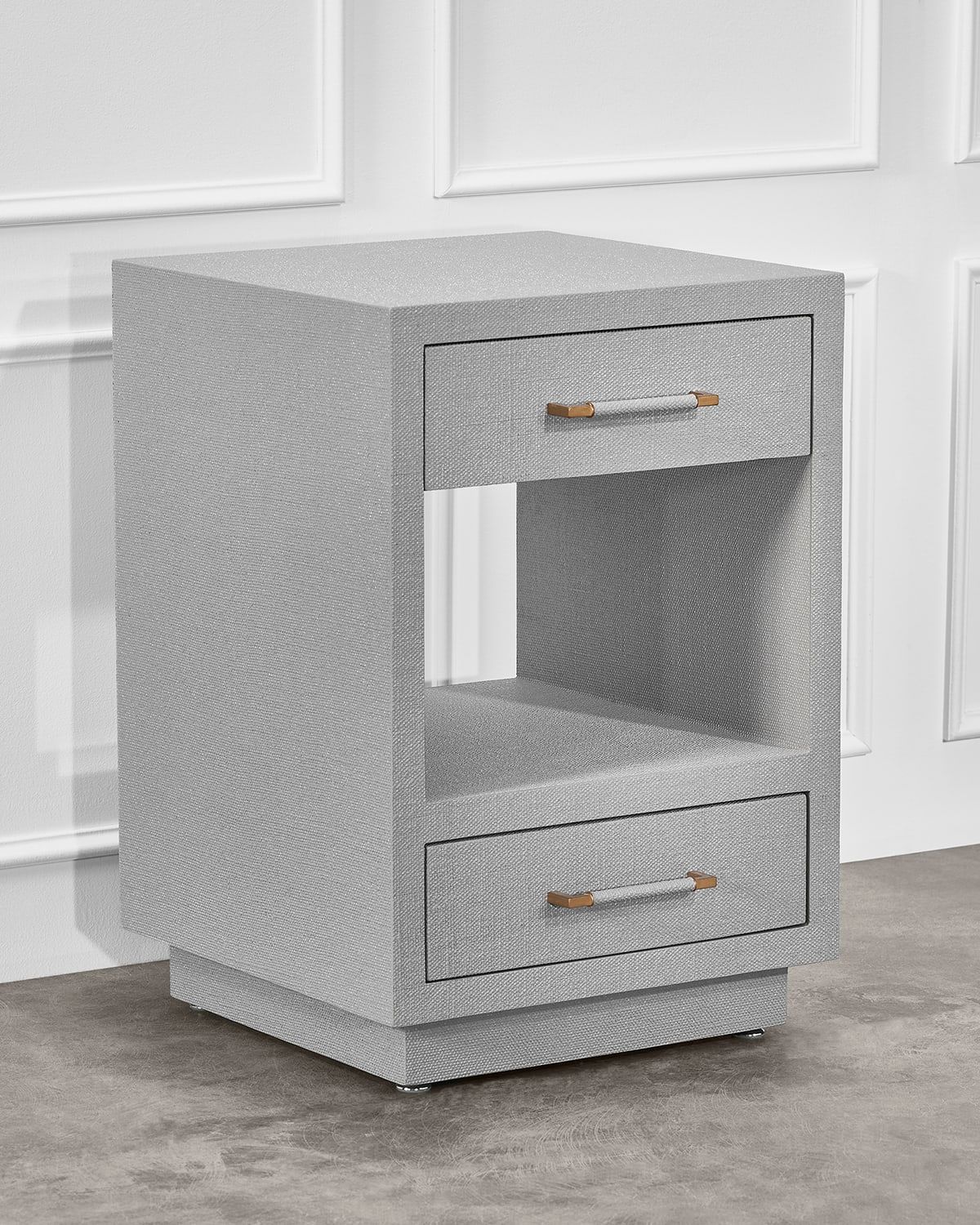 Taylor Small Bedside Chest, Gray