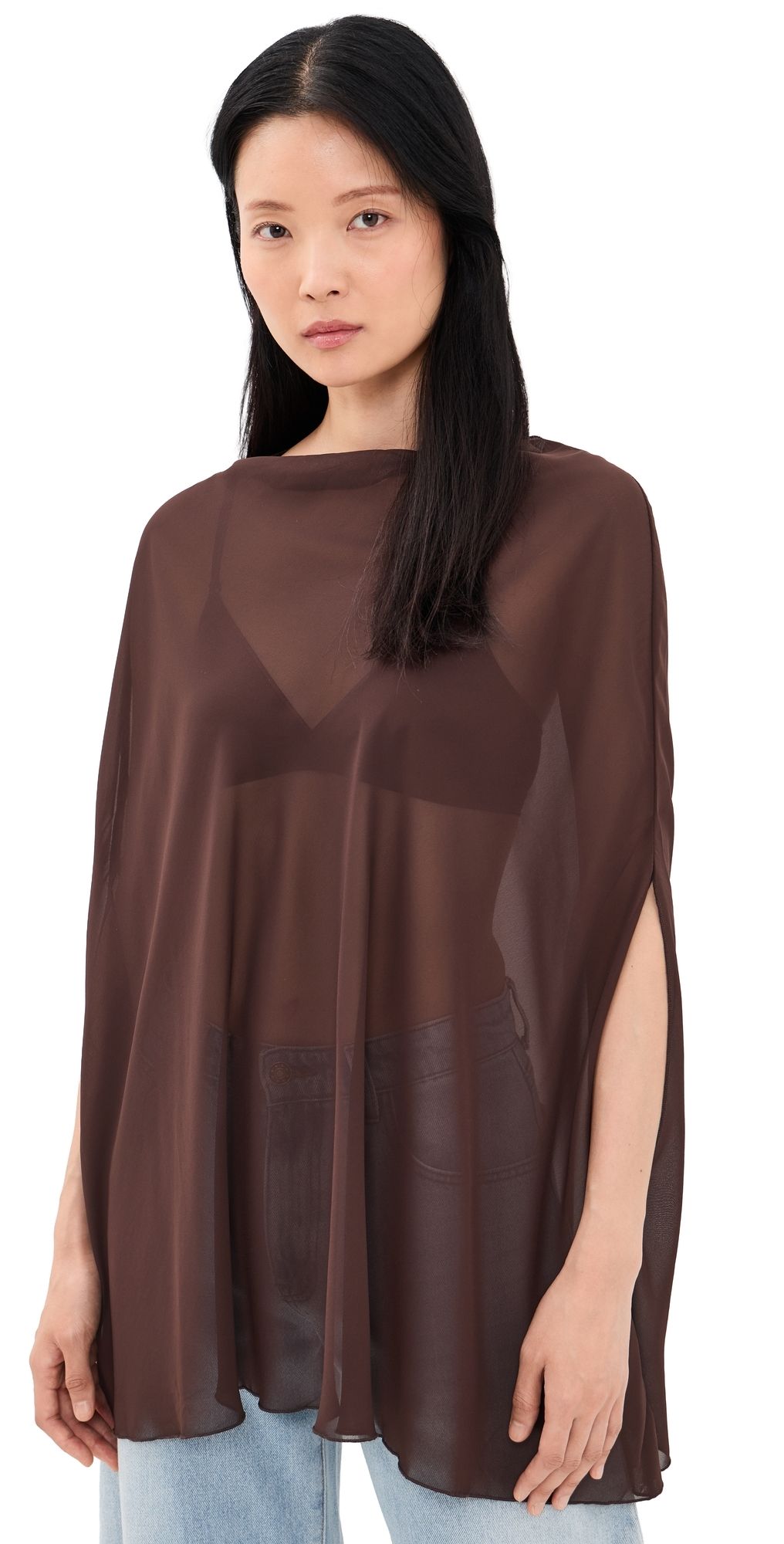 Lioness Aura Poncho Chocolate XL