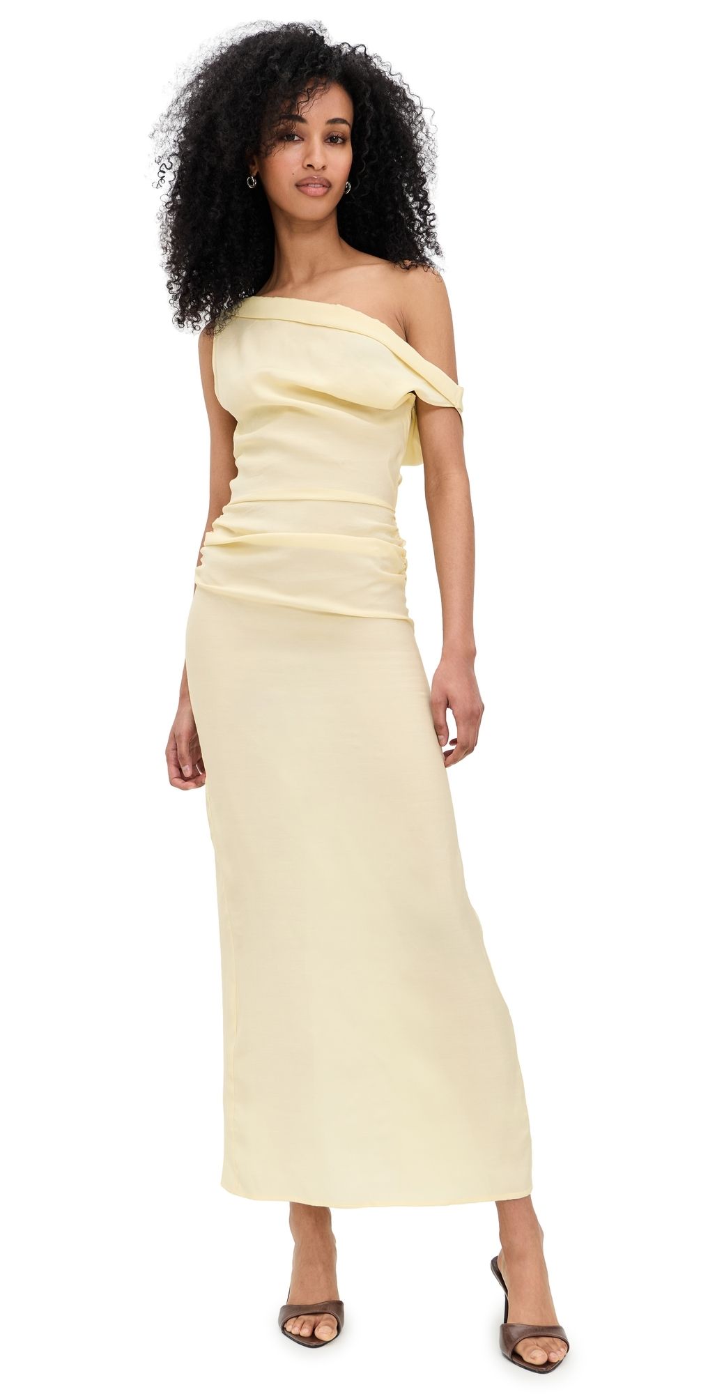 Lioness Sweetheart Maxi Dress Lemon XXL