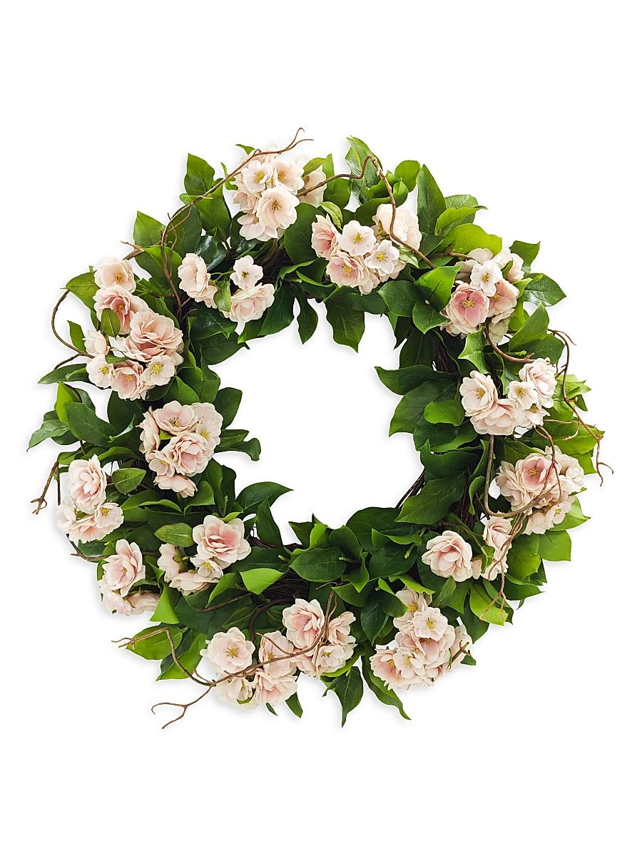 Everyday Newness Refresh Peach Blossom Wreath - Light Pink