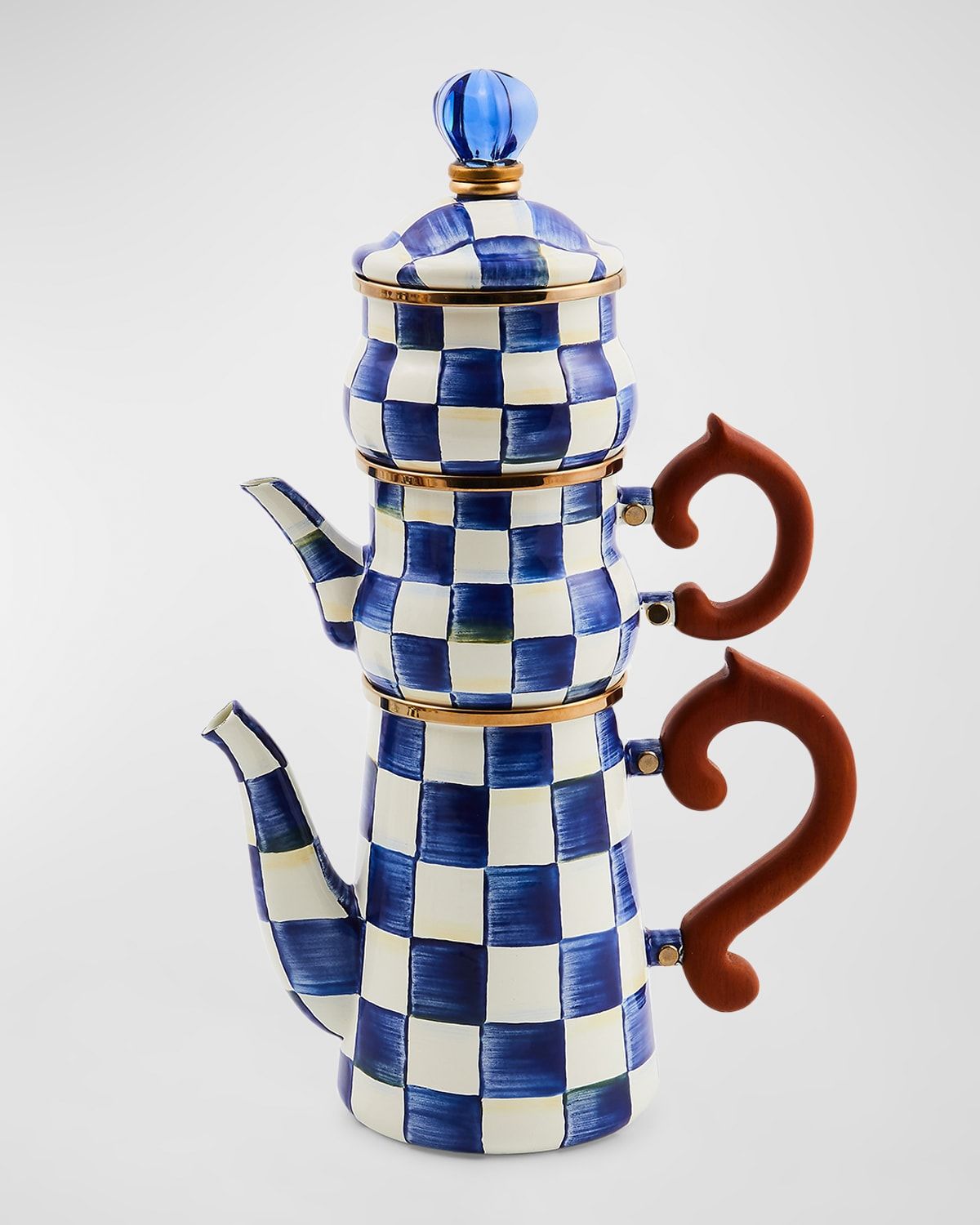 Royal Check Stackable Coffee Set