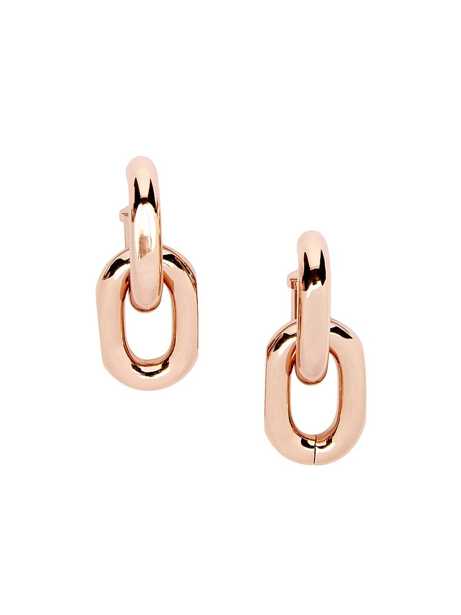 Women's Preco Rose Goldtone Aluminum Drop Earrings - Pink Gold