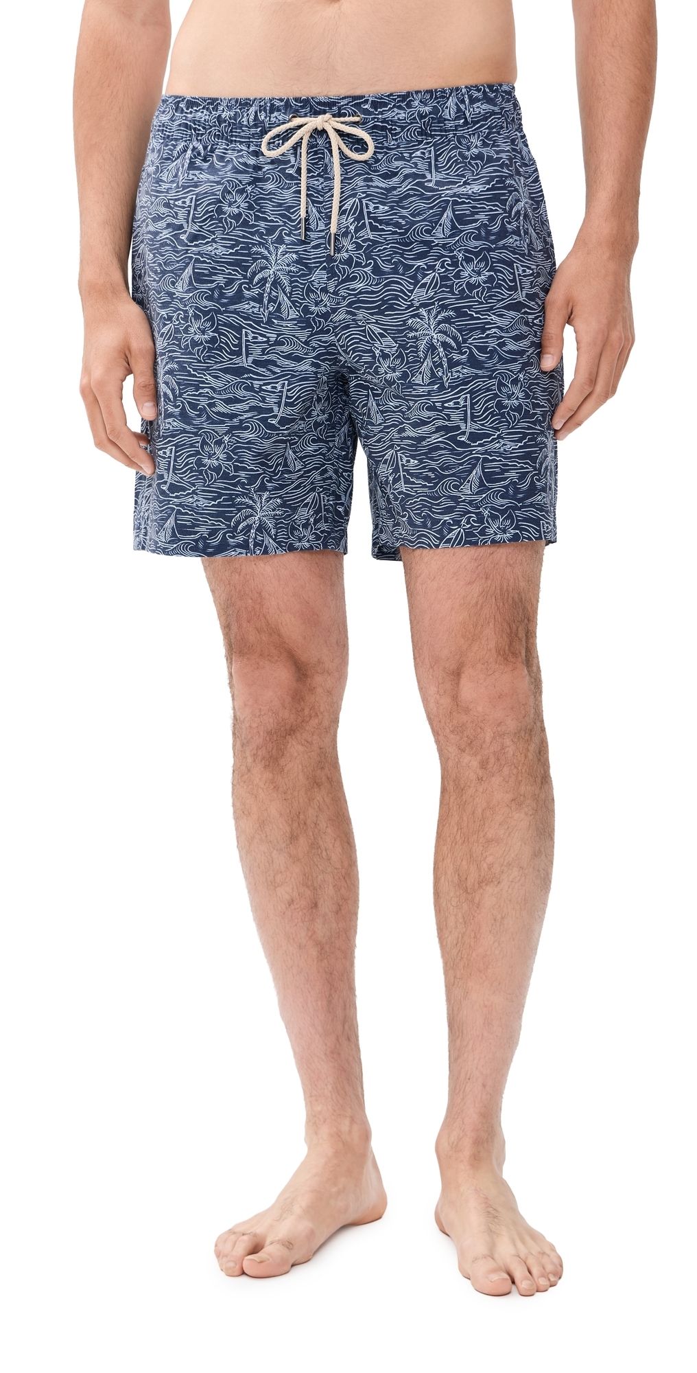 Fair Harbor Fair Harbor x Foot Joy Bayberry Swim Trunks 7 Tropical Course M