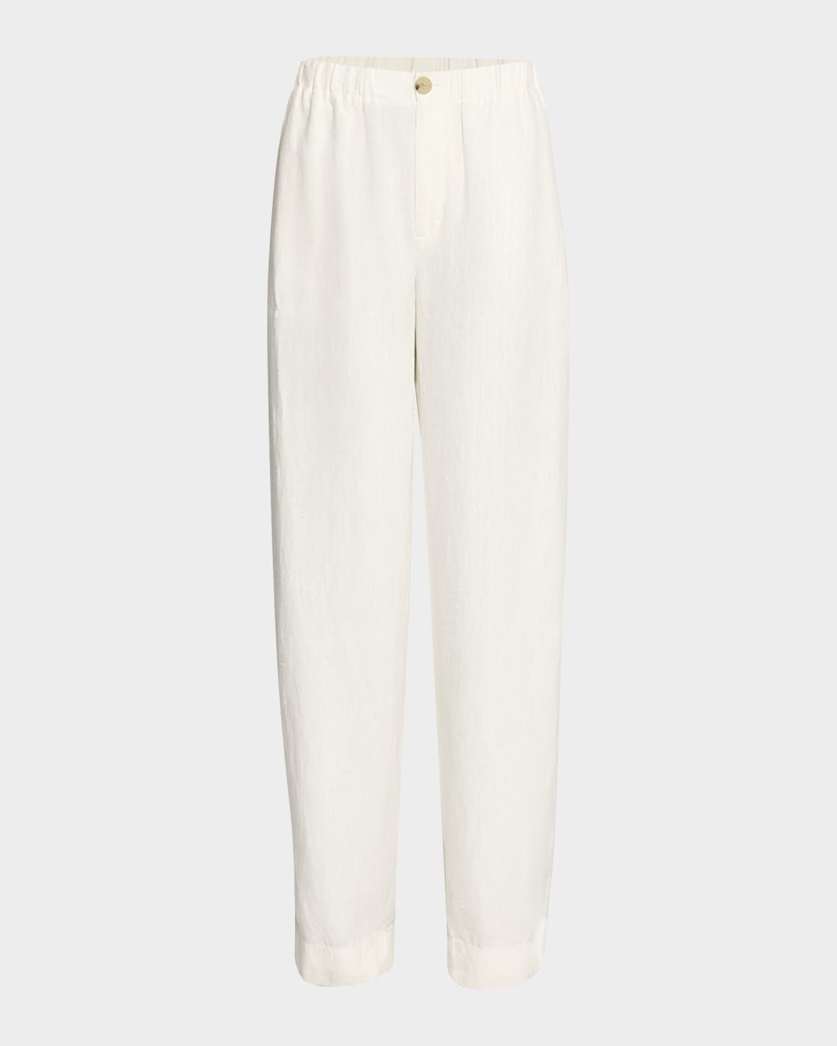 Hemp Wide-Leg Utility Pants