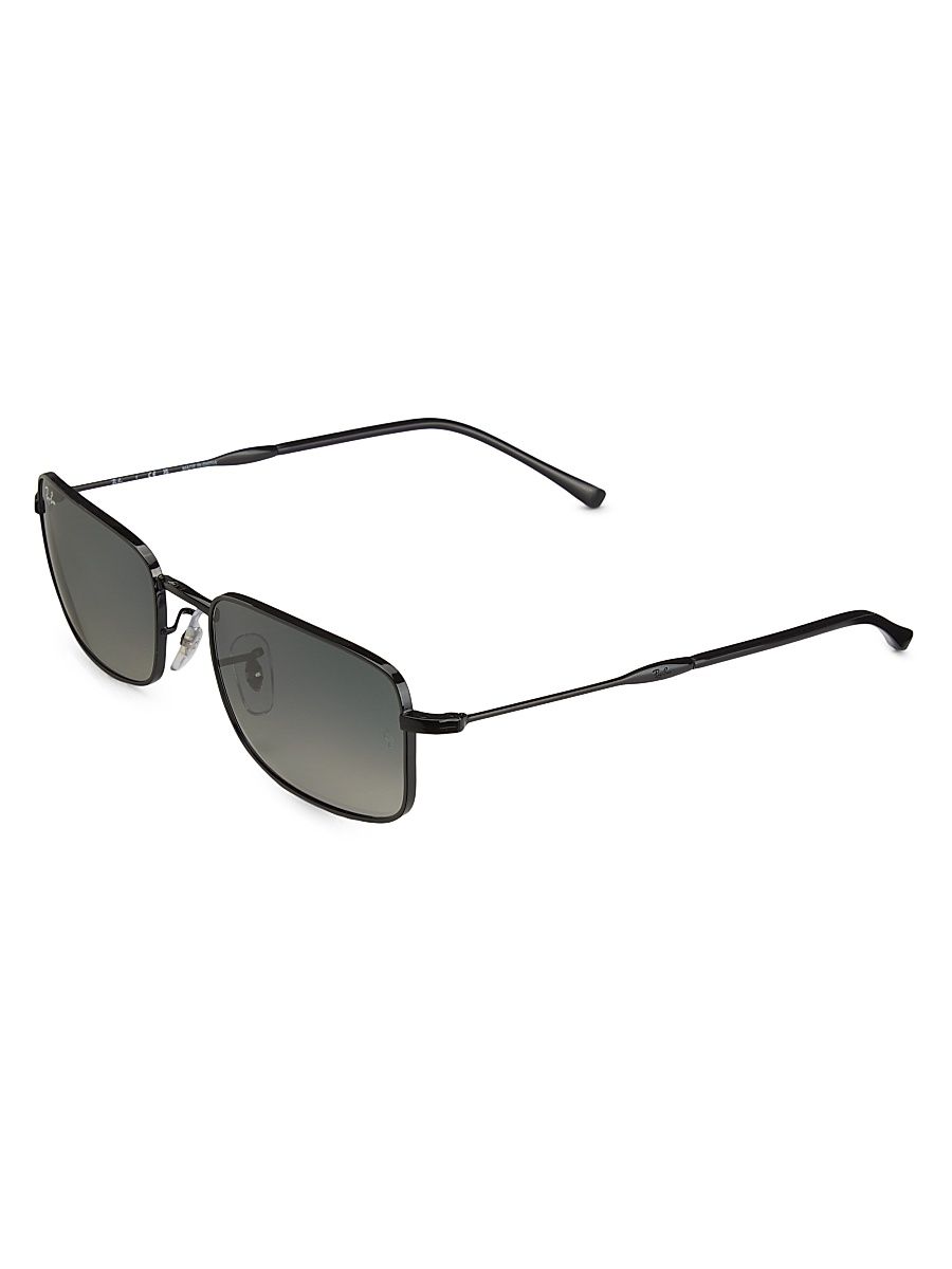 Men's RB3746 56MM Rectangular Sunglasses - Gradient Grey Black