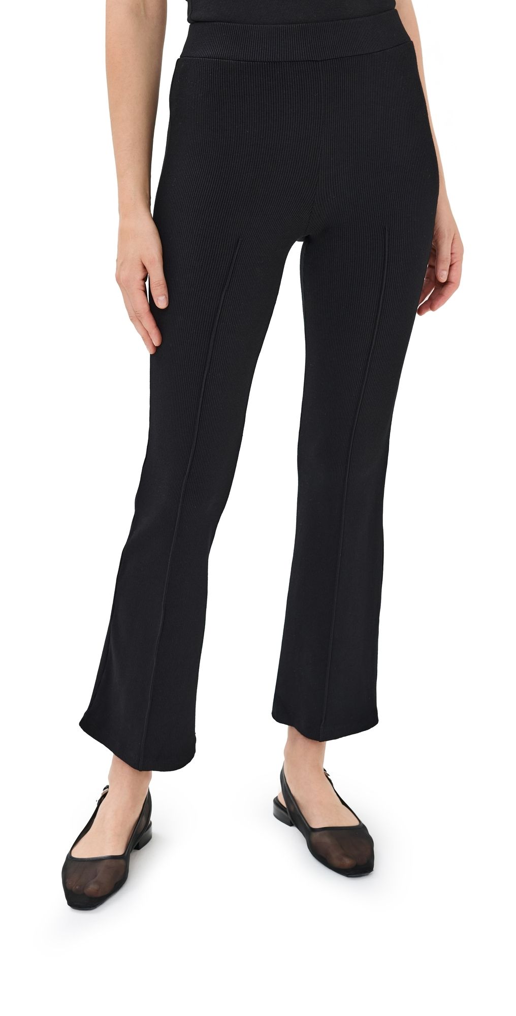 DONNI. The Rib Kick Flare Pants Jet XL