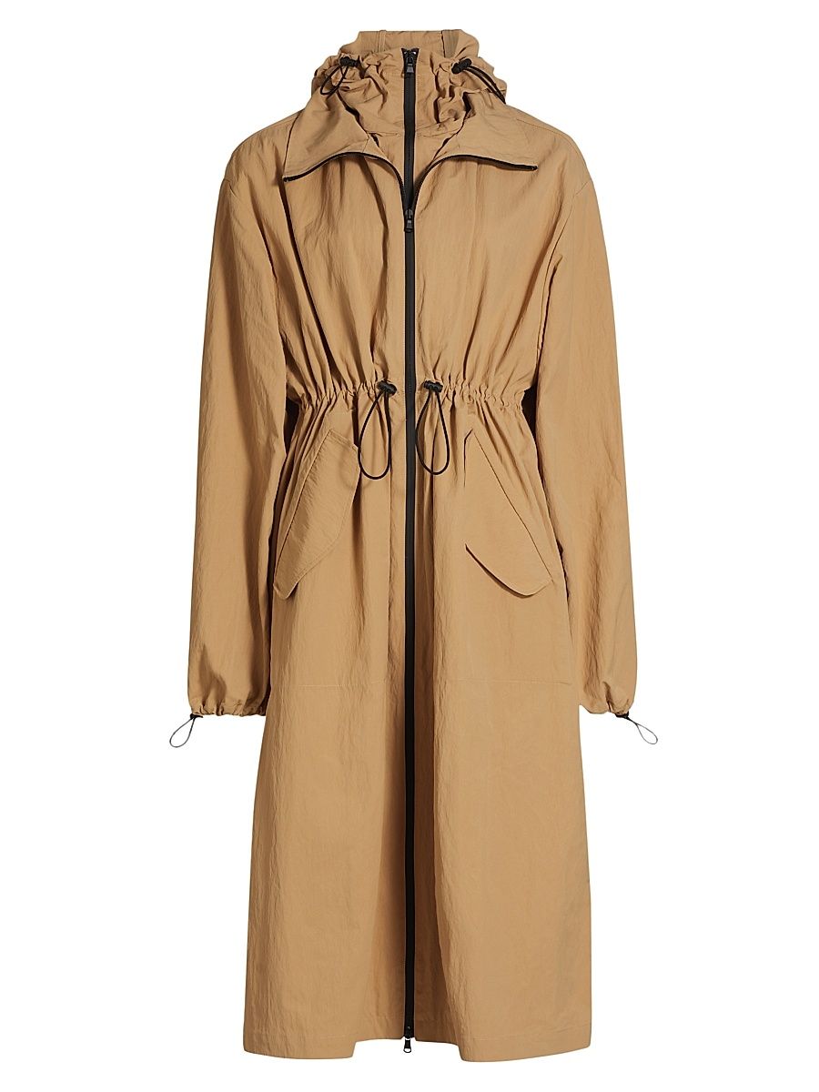 Women's RHW Zip-Up Hooded Anorak - Sahara - Size Medium