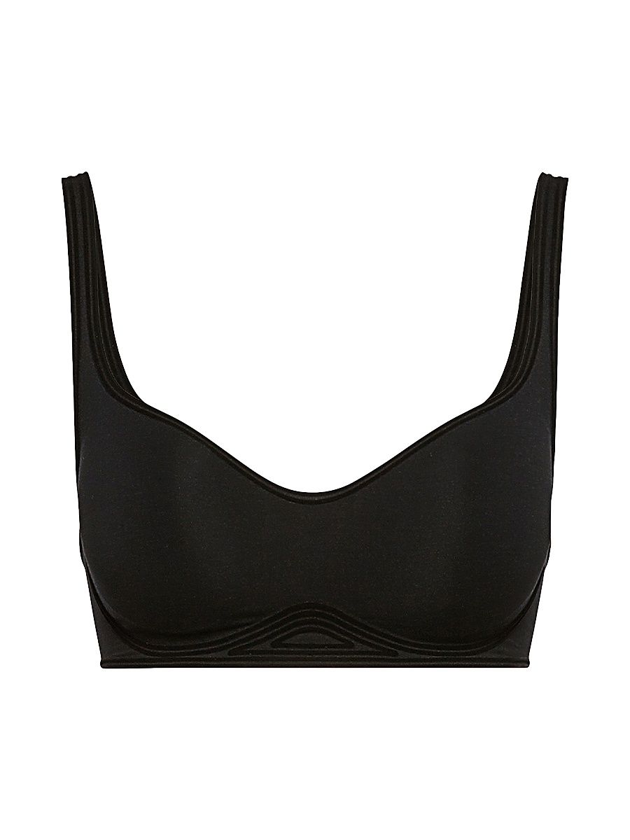 Women's 3W Cup Wireless Bra - Black - Size 38B