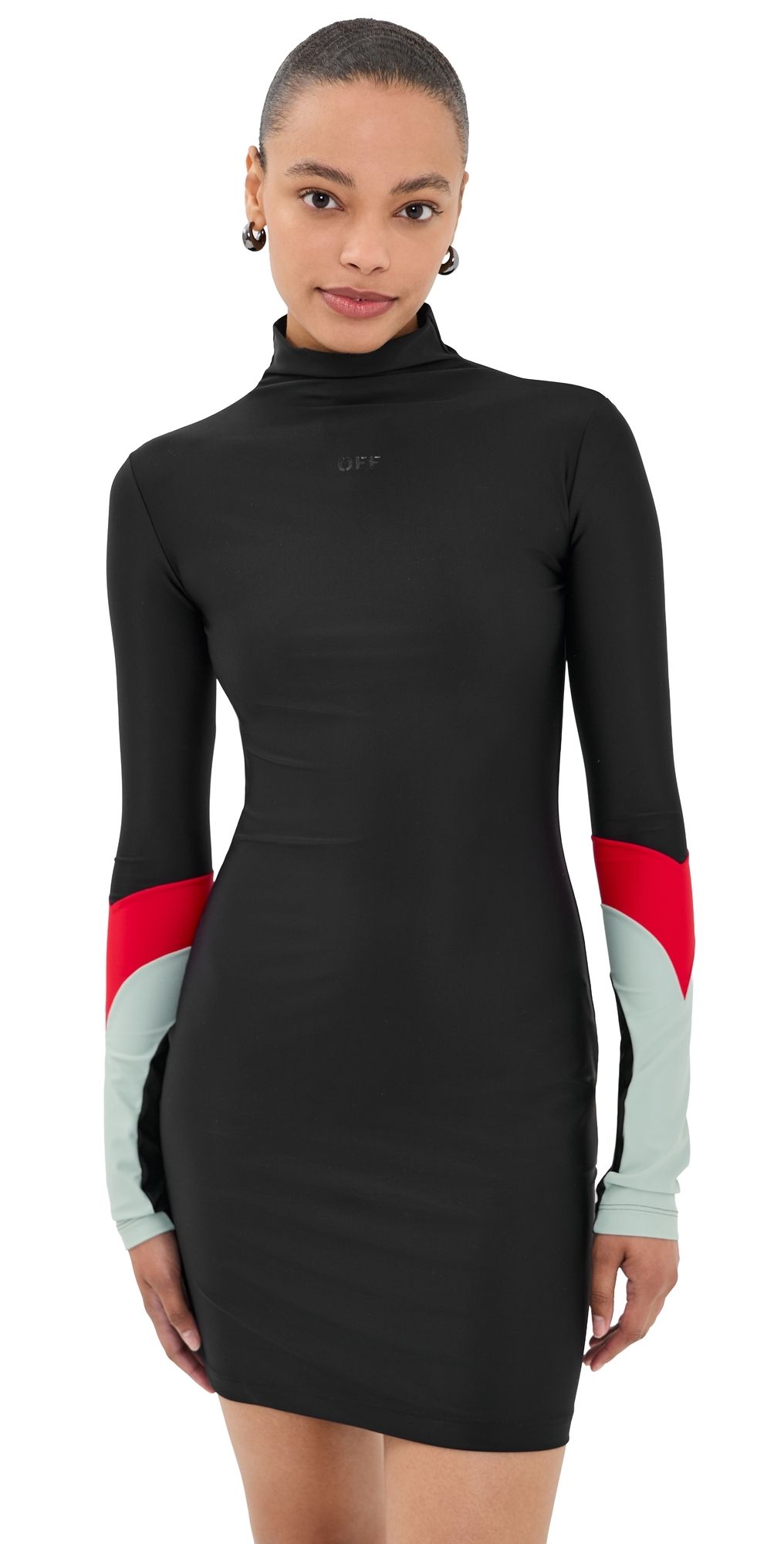 Off-White Insert Mini Dress Black 40