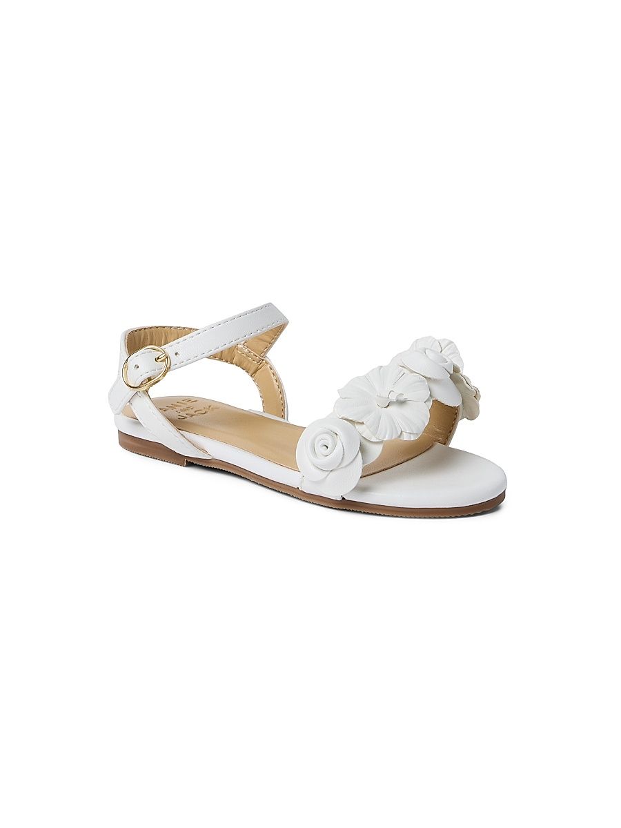 Baby Girl's, Little Girl's & Girl's Flower Sandals - White - Size 6 (Baby)
