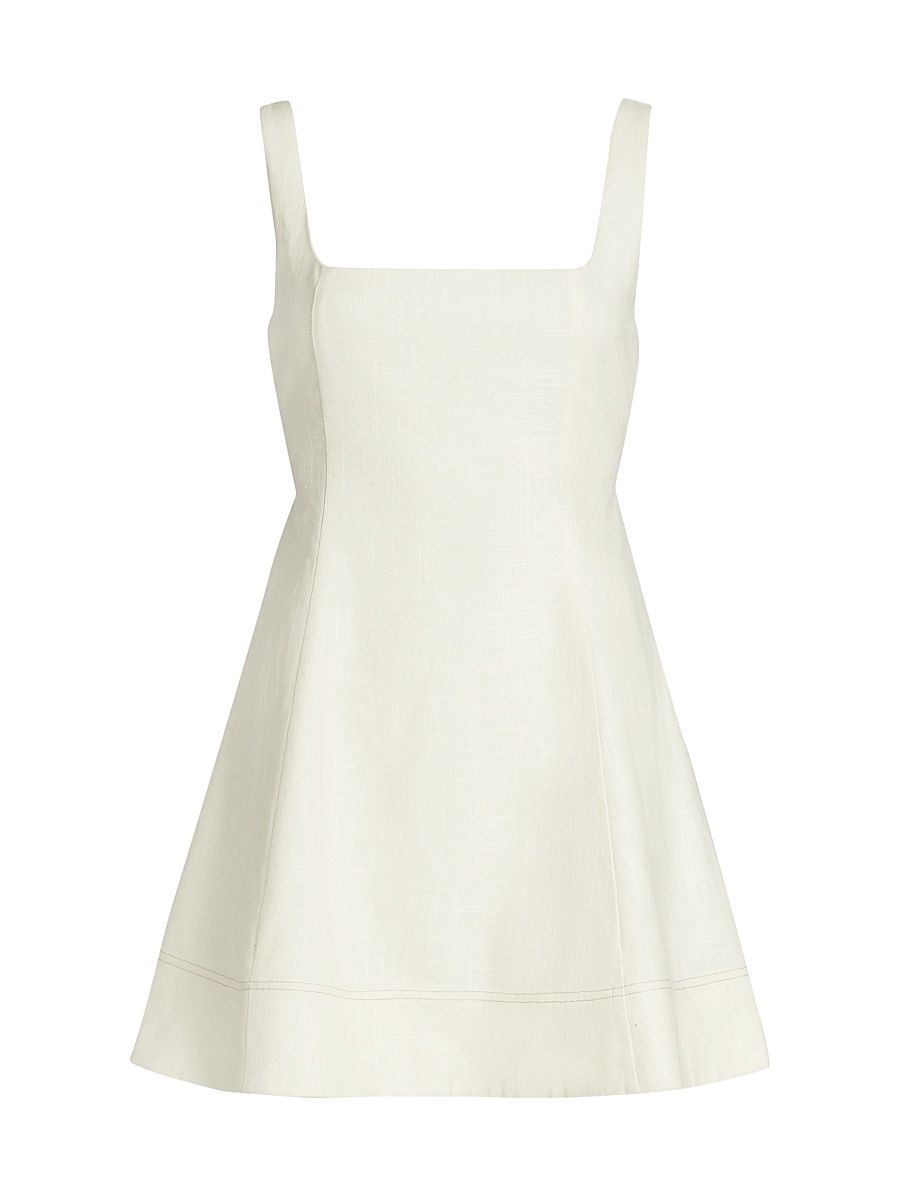 Women's Oaklee Stripe Minidress - Cream - Size 10