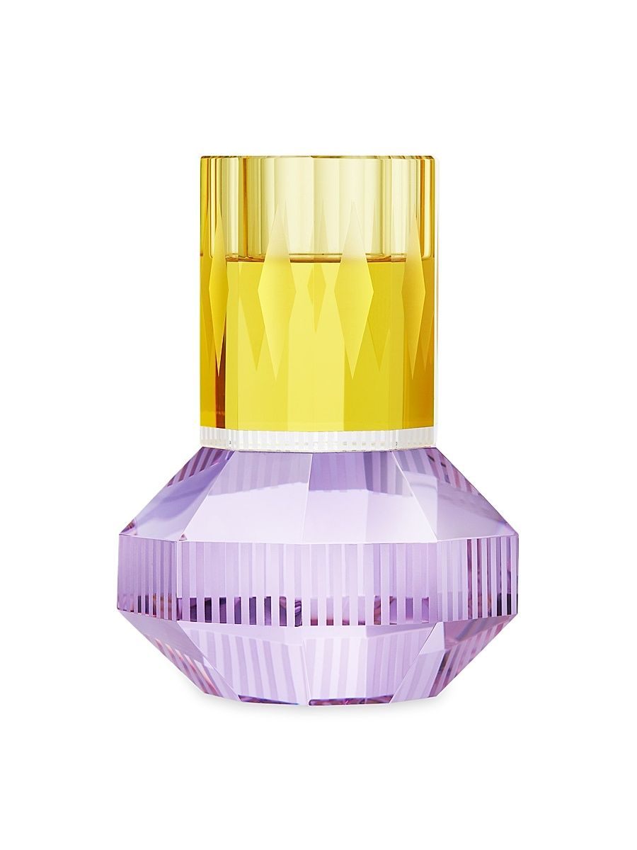 Chicago 2-Piece Crystal Tealight Holder Set - Azure