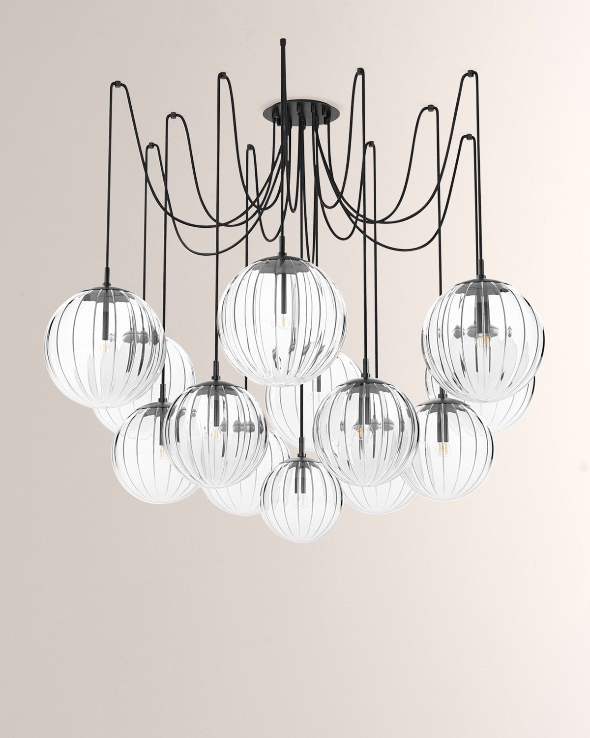 Schwung Collection Spider 12-Light Chandelier