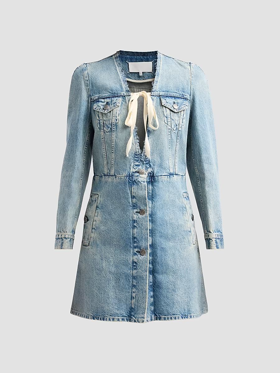 Women's Denim Jacket - Iceblue - Size 8