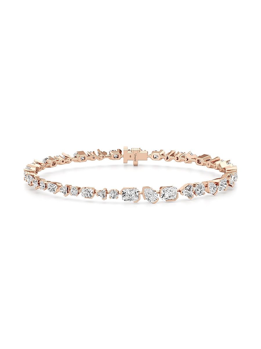 Women's Meta 18K Rose Gold & 7.30 TCW Lab-Grown Diamond Tennis Bracelet - Rose Gold