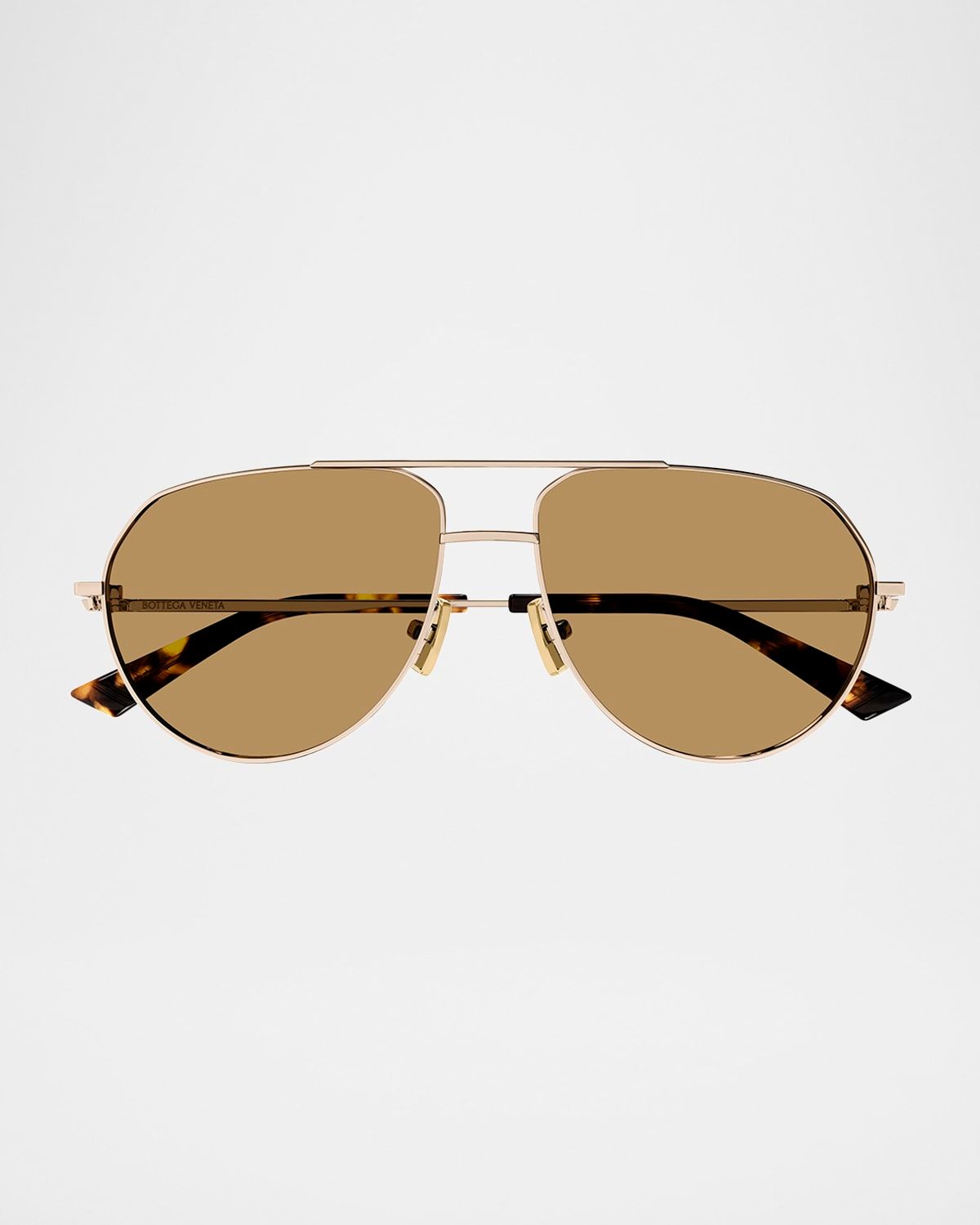 Men & apos;s Double-Bridge Metal Aviator Sunglasses