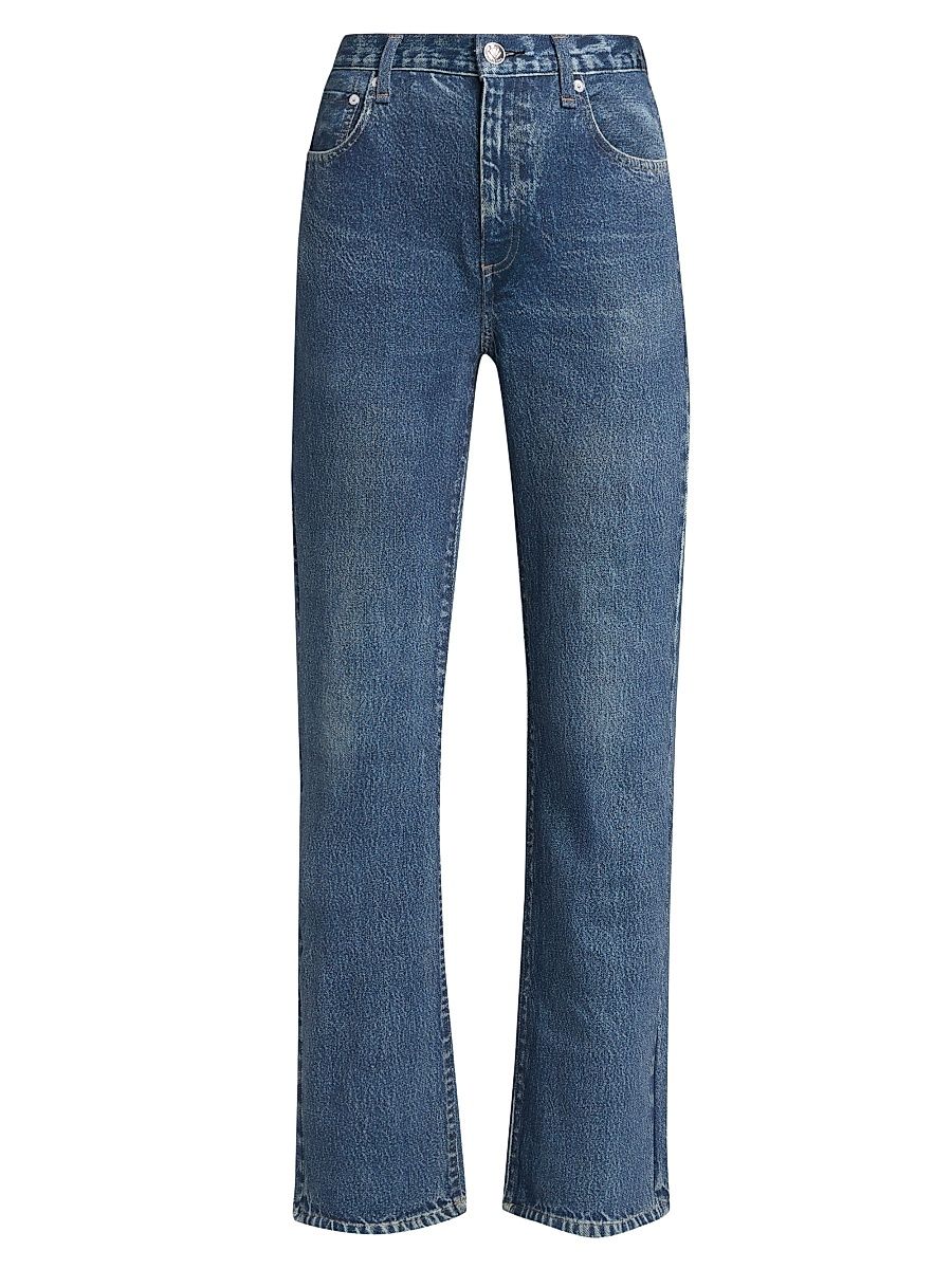 Women's Miramar Shea Terry Mid-Rise Straight-Leg Pants - Alemeda - Size 25