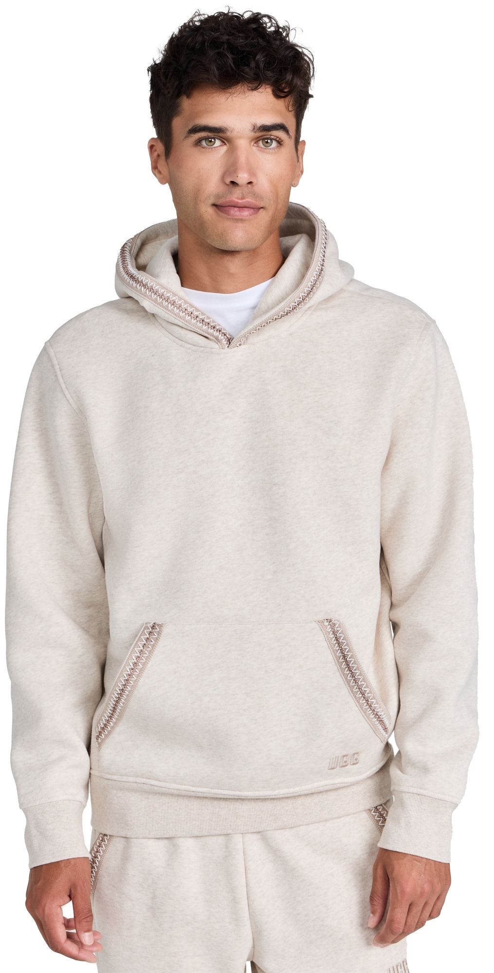 UGG Tasman Hoodie Caribou Heather XS