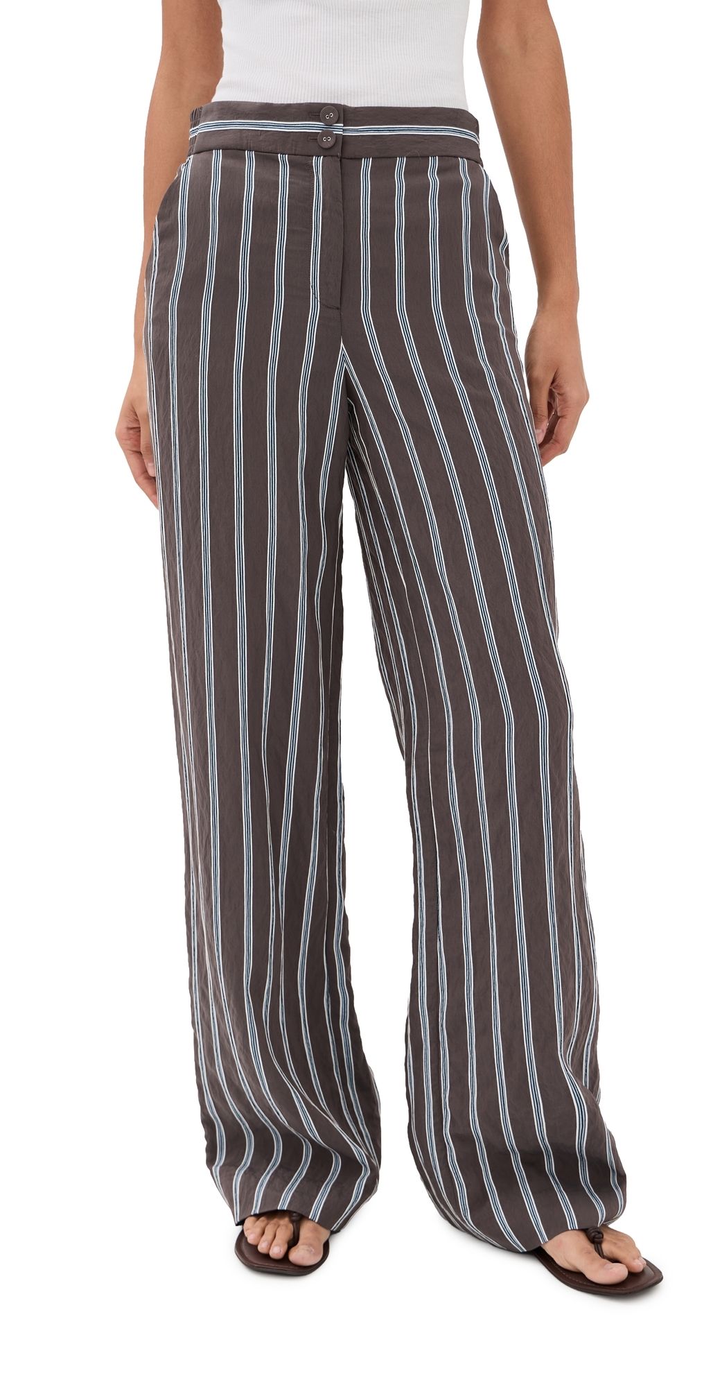 Veronica Beard Carraway Pants Dark Mocha 2