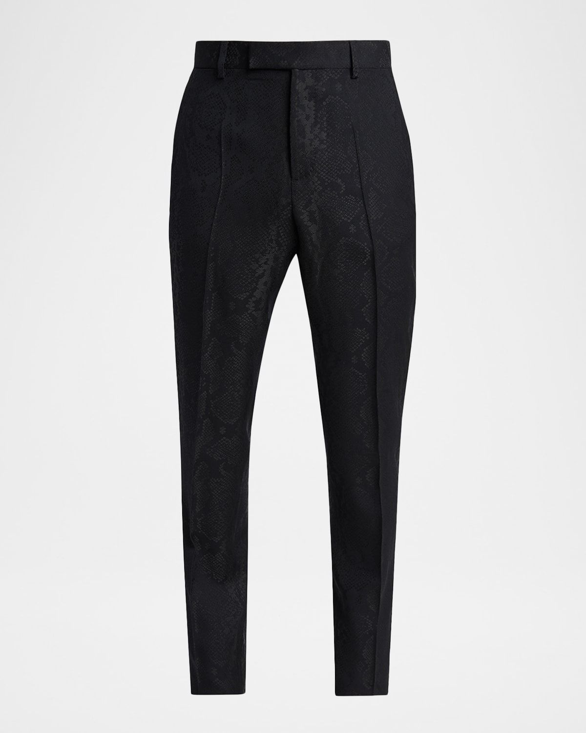 Men & apos;s Python Jacquard Formal Pants