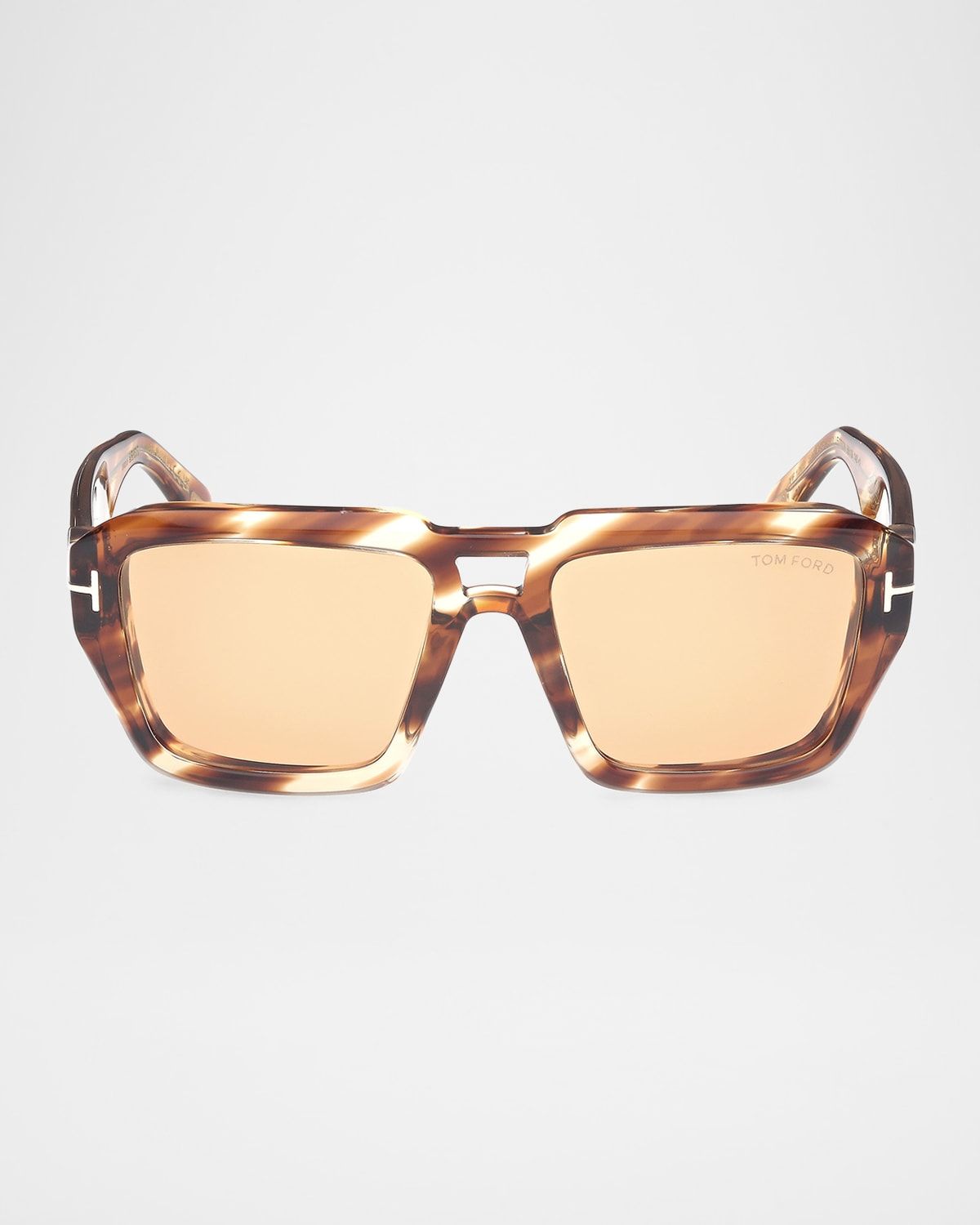Men & apos;s FT1202M Acetate Rectangle Sunglasses