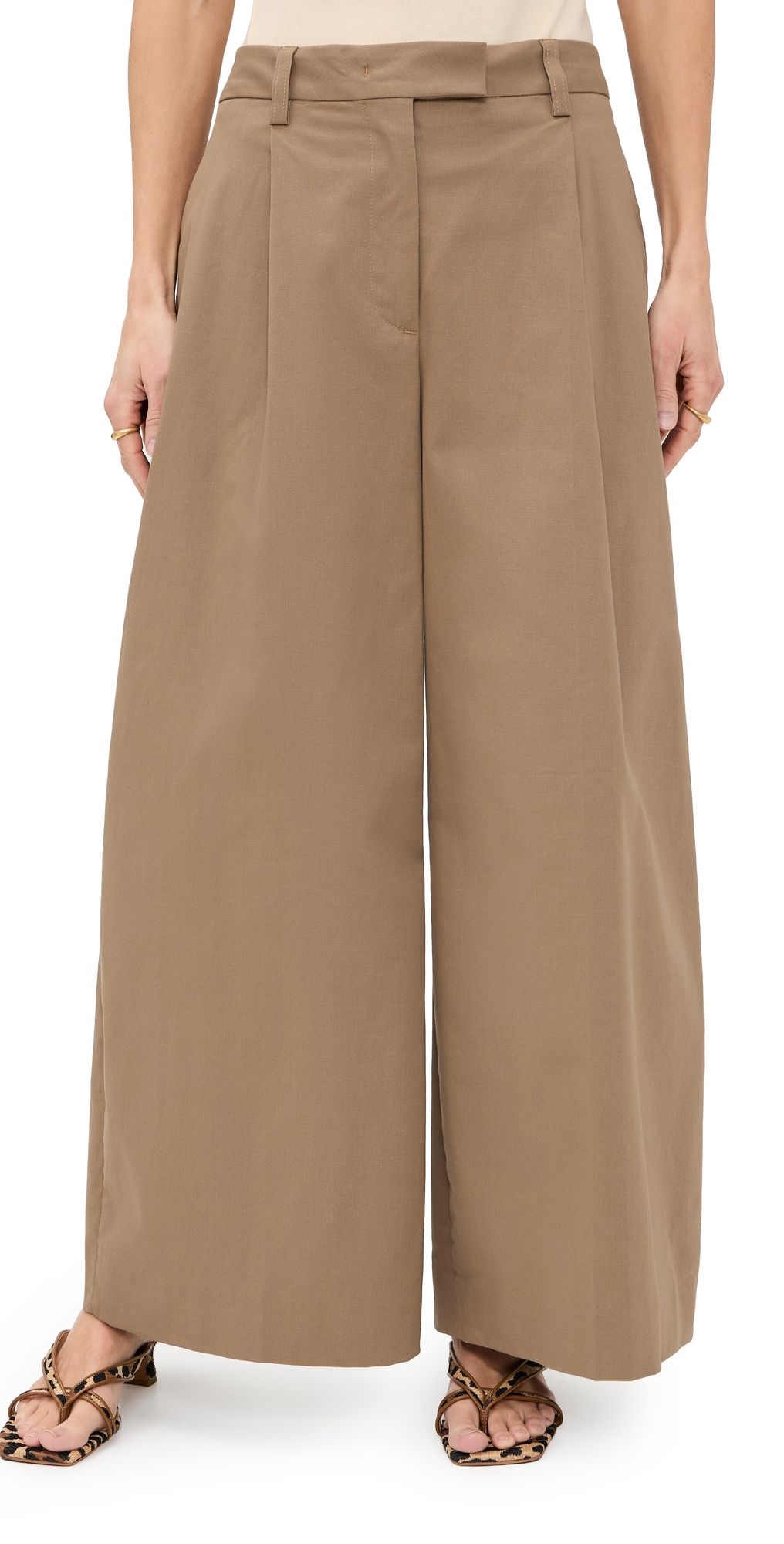 The Latest Deva Petite Gabardina Pants Cognac 38