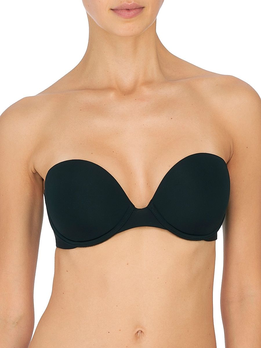 Women's Minimal Plunge Strapless Bra - Black - Size 36A