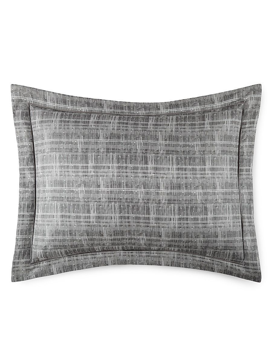 Biagio Jacquard Sham - Charcoal - Size King