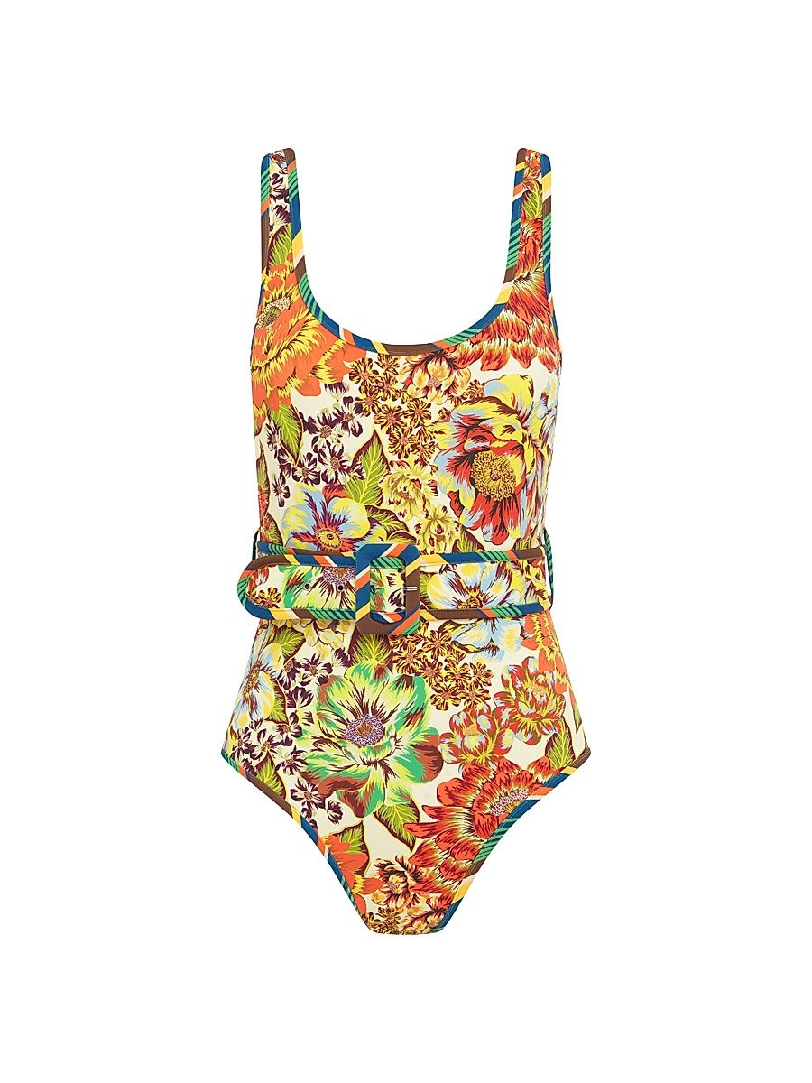 Women's Charlie Belted One-Piece Swimsuit - Size XS
