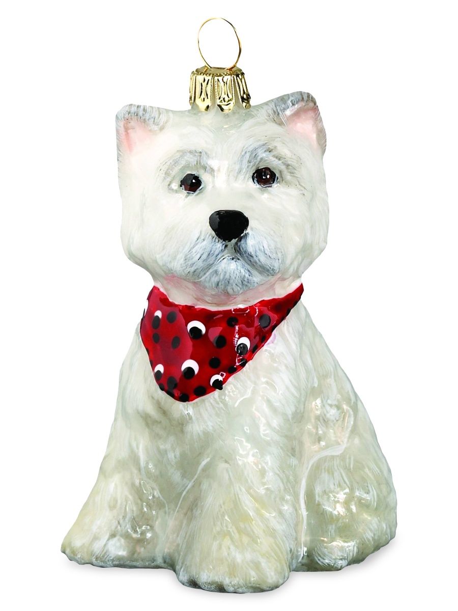 Westie Puppy Ornament