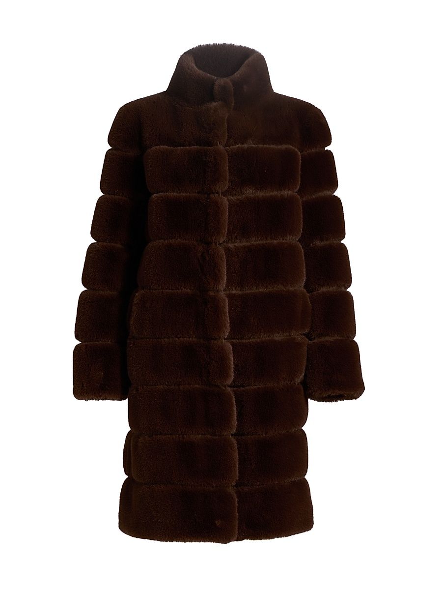 Women's Christie Faux-Fur Coat - Hazelnut - Size XL