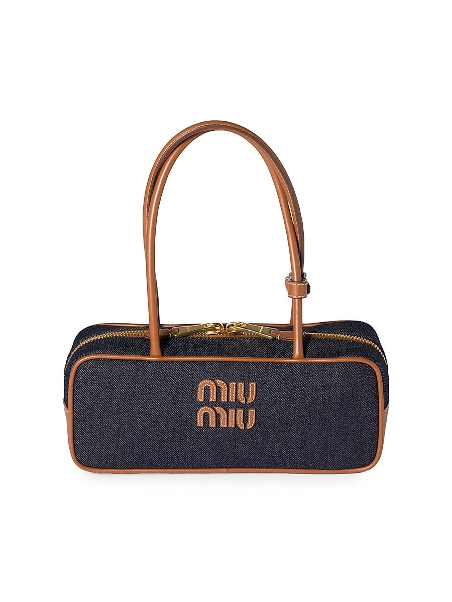 Women's Beau Denim Top Handle Bag - Blue