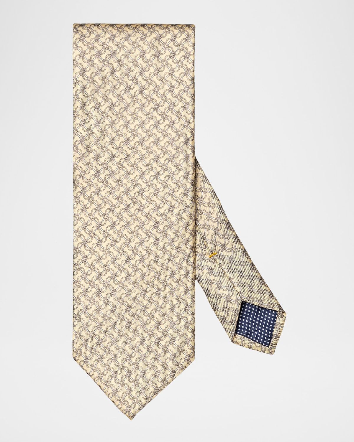 Men & apos;s Geometric Silk Tie